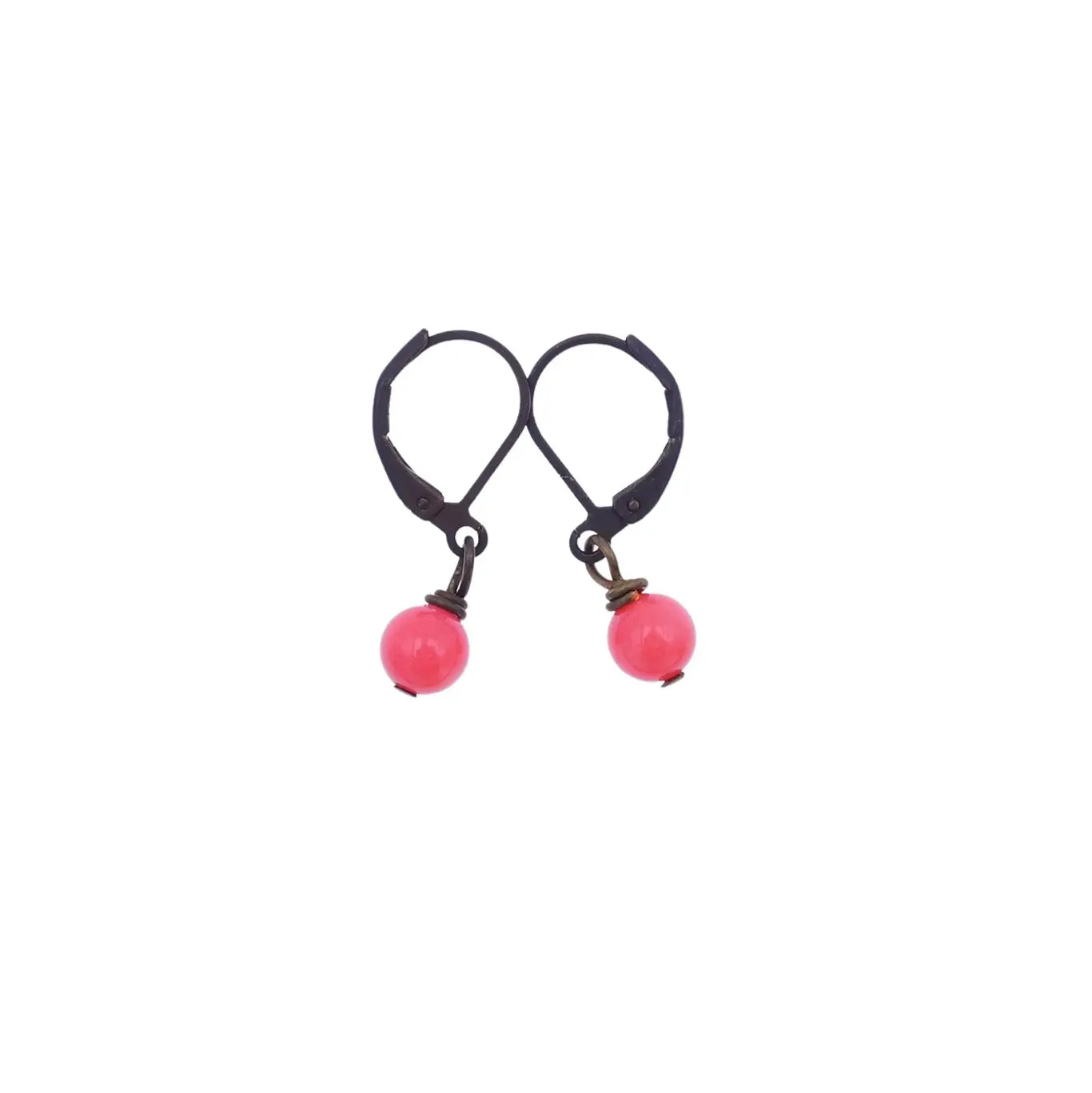 Mint peach earrings | coral earrings | turquoise earrings – Exquistry